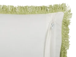 Pyntepude FILIX Bomuld 45 x 45 cm Grøn Blomstermønster