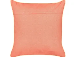 Pyntepude LAMINARIA Velour 45 x 45 cm Koralrød Dyremønster