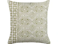 Pyntepude LARICS Bomuld 45 x 45 cm Grøn Orientalsk mønster
