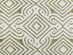 Pyntepude LARICS Bomuld 45 x 45 cm Grøn Orientalsk mønster