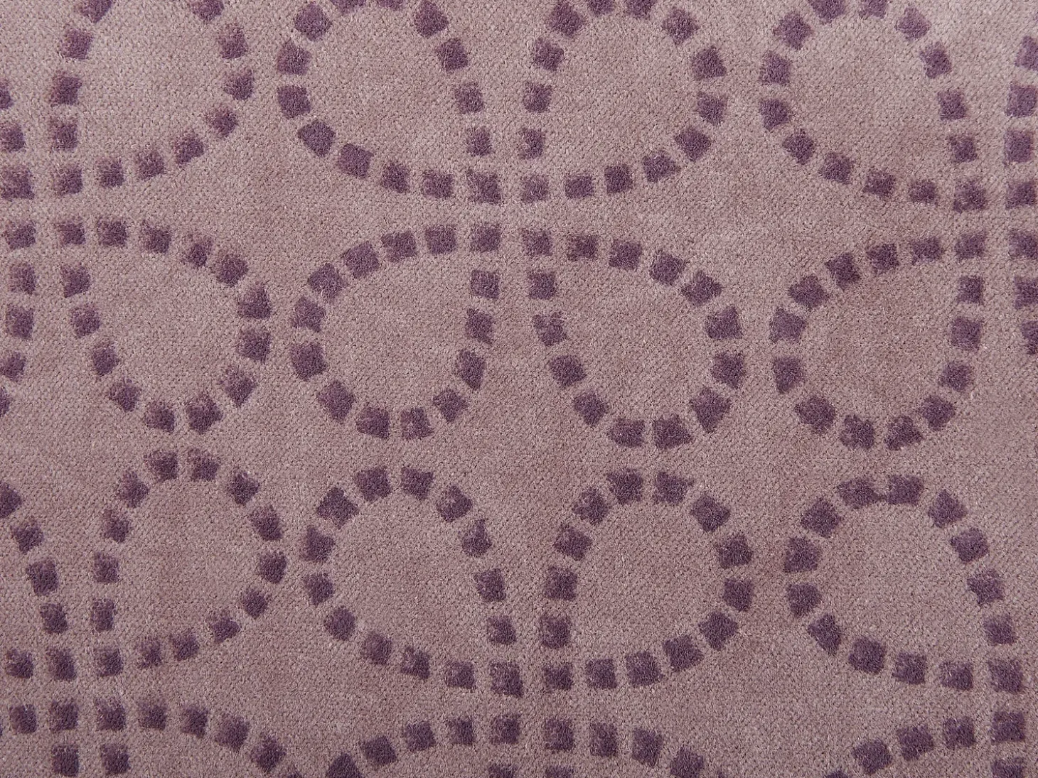 Pyntepude LARKSPUR Velour 45 x 45 cm Lyserød Geometrisk mønster
