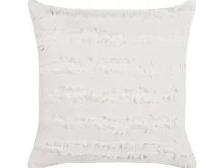 Pyntepude MAKNEH Bomuld 45 x 45 cm Hvid Ensfarvet