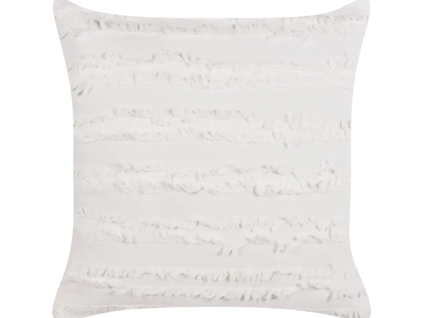 Pyntepude MAKNEH Bomuld 45 x 45 cm Hvid Ensfarvet