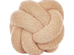 Pyntepude MALNI Boucle 19 x 19 cm Sand Beige Ensfarvet
