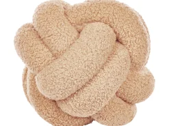 Pyntepude MALNI Boucle 19 x 19 cm Sand Beige Ensfarvet