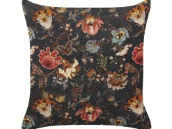 Pyntepude RAMONDA Velour 45 x 45 cm Multifarvet Blomstermønster