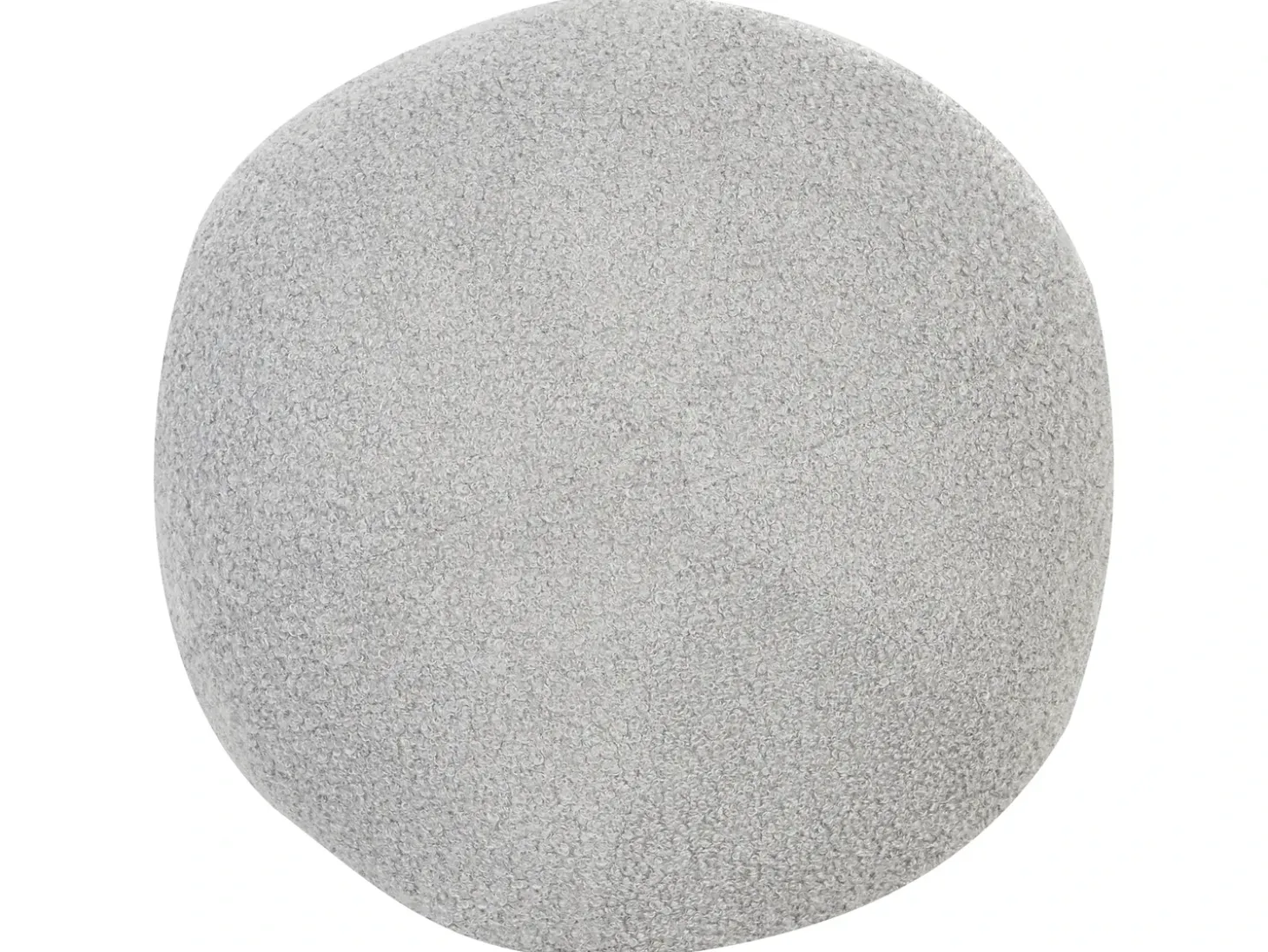 Pyntepude SALVIA Boucle 30 x 30 cm Grå Ensfarvet