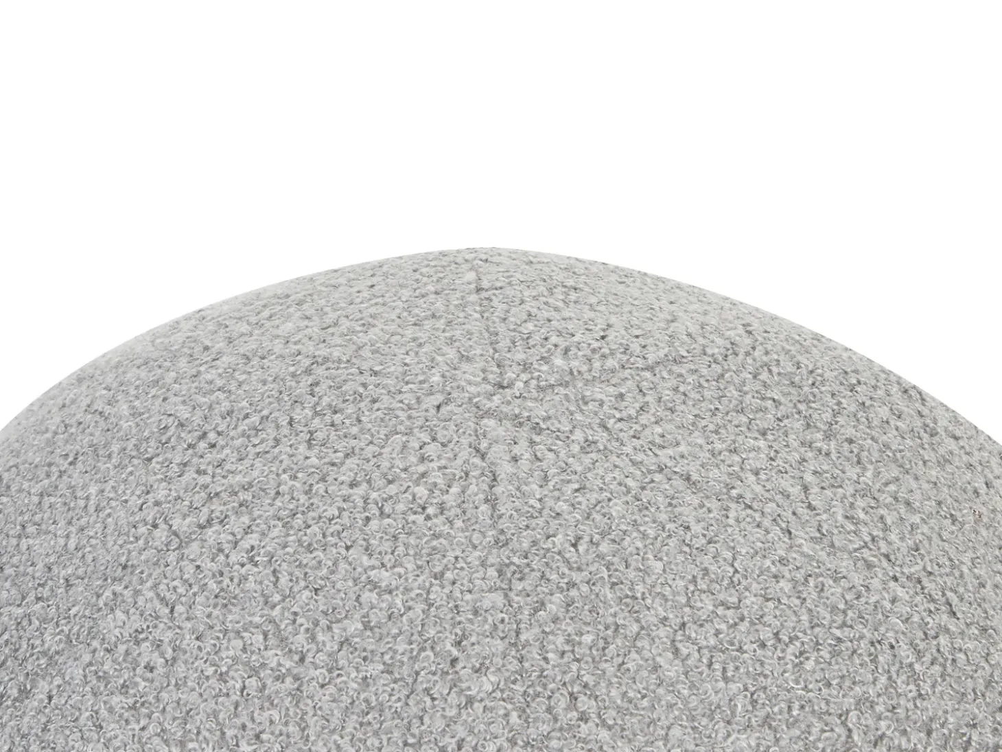 Pyntepude SALVIA Boucle 30 x 30 cm Grå Ensfarvet