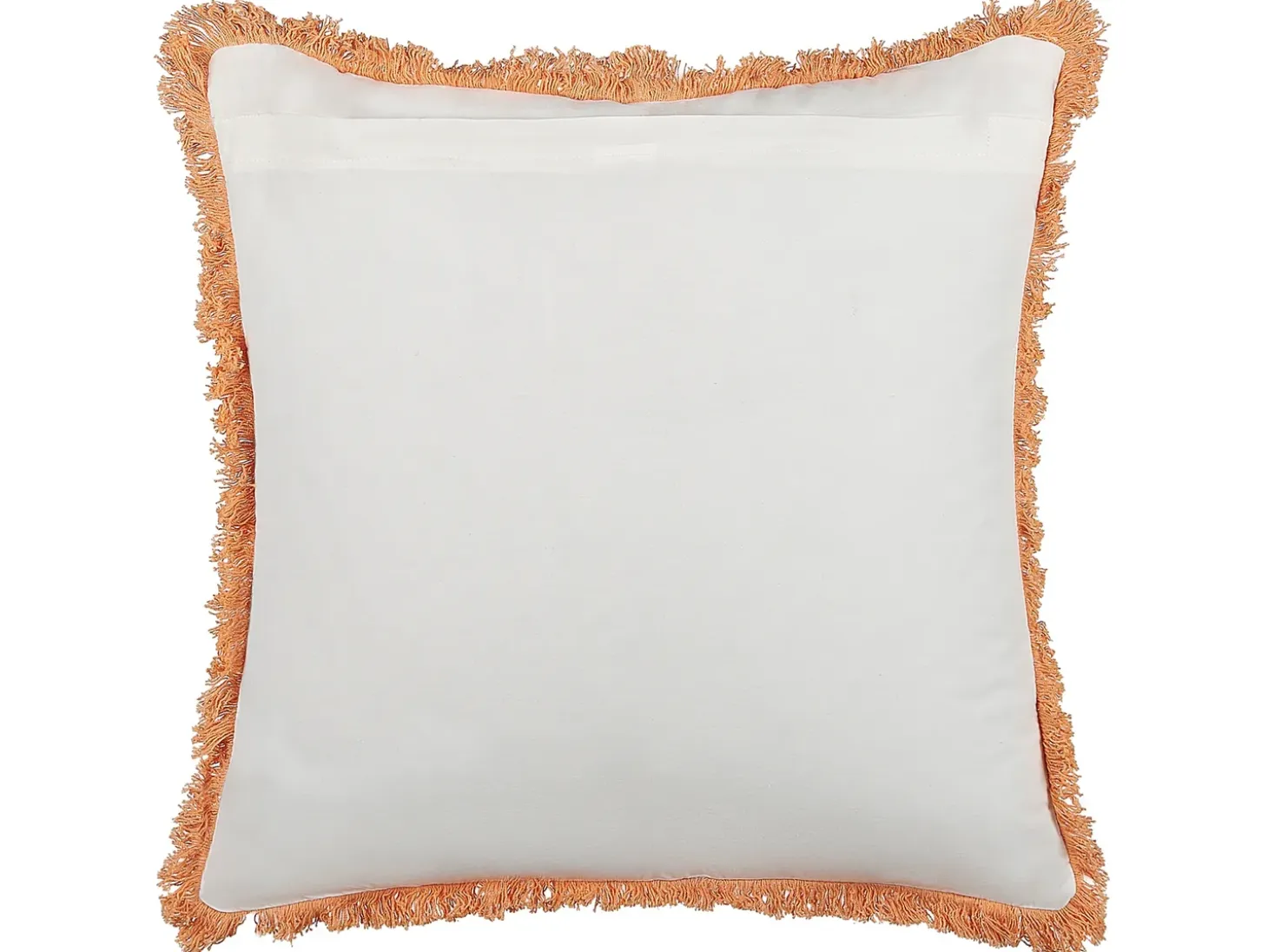 Pyntepude SATIVUS Bomuld 45 x 45 cm Orange Blomstermønster