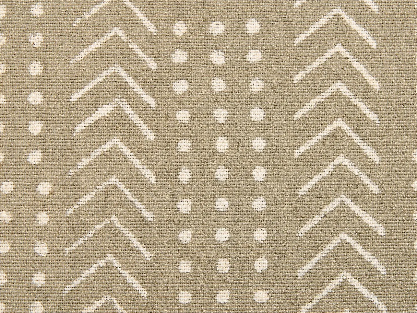 Pyntepude SENECIO Bomuld 45 x 45 cm Beige Geometrisk mønster