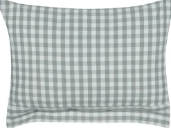 Pyntepude TALYA 40 x 60 cm Mintgrøn Ternet mønster