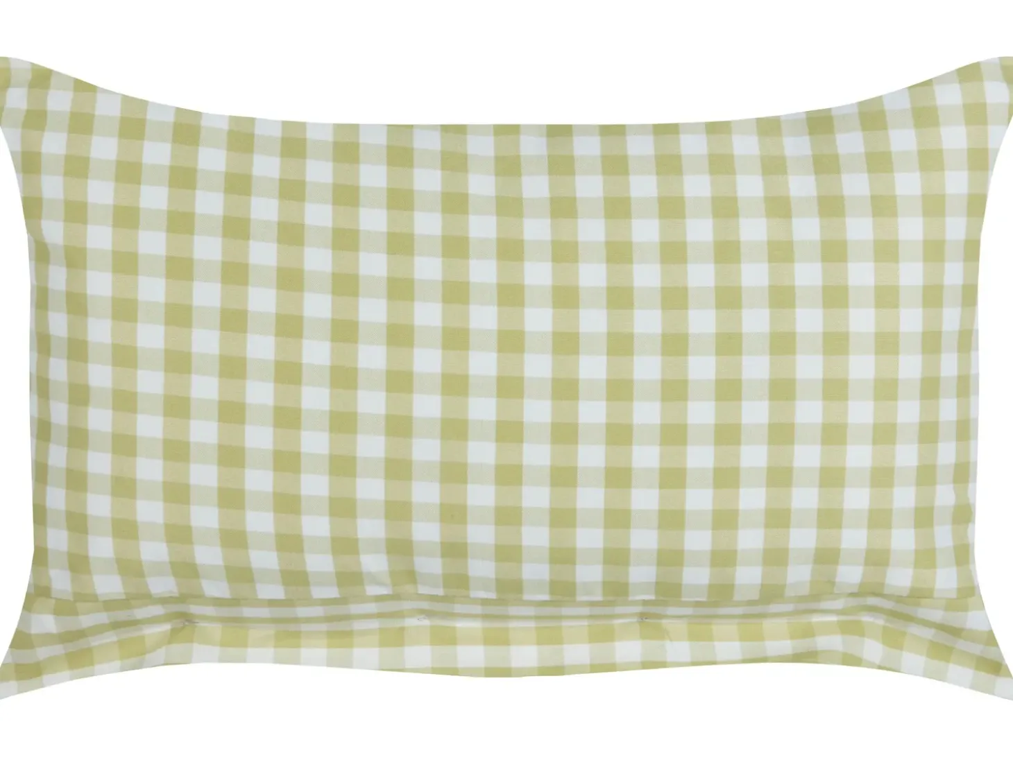 Pyntepude TALYA 40 x 60 cm Olivengrøn Ternet mønster