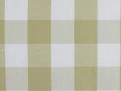 Pyntepude TAMNINE 45 x 45 cm Lysegrøn Ternet mønster
