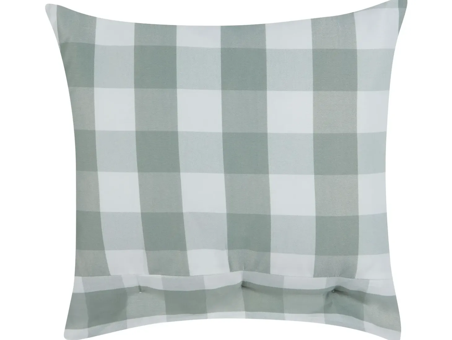Pyntepude TAMNINE 45 x 45 cm Mintgrøn Ternet mønster
