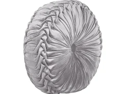Pyntepude UDALA Velour 40 x 40 cm Grå Ensfarvet