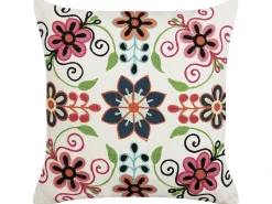 Pyntepude BAHRAICH Bomuld 50 x 50 cm Multifarvet Blomstermønster