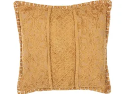 Pyntepude KAVALAM 45 x 45 cm Sennepsgul Ensfarvet
