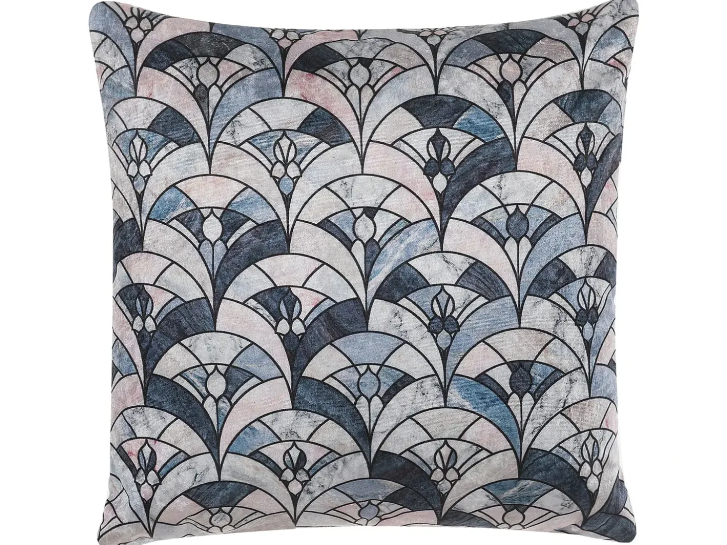 Pyntepude KOODAL 45 x 45 cm Multifarvet Geometrisk mønster