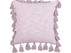 Pyntepude LYNCHIS Bomuld 45 x 45 cm Lyserød