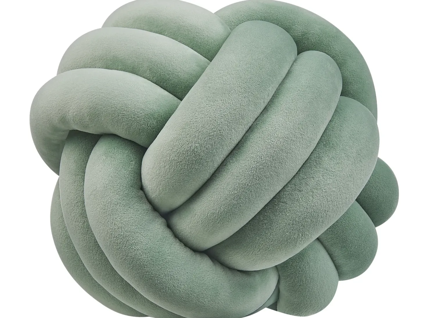 Pyntepude MALNI Velour 30 x 30 cm Mintgrøn Ensfarvet