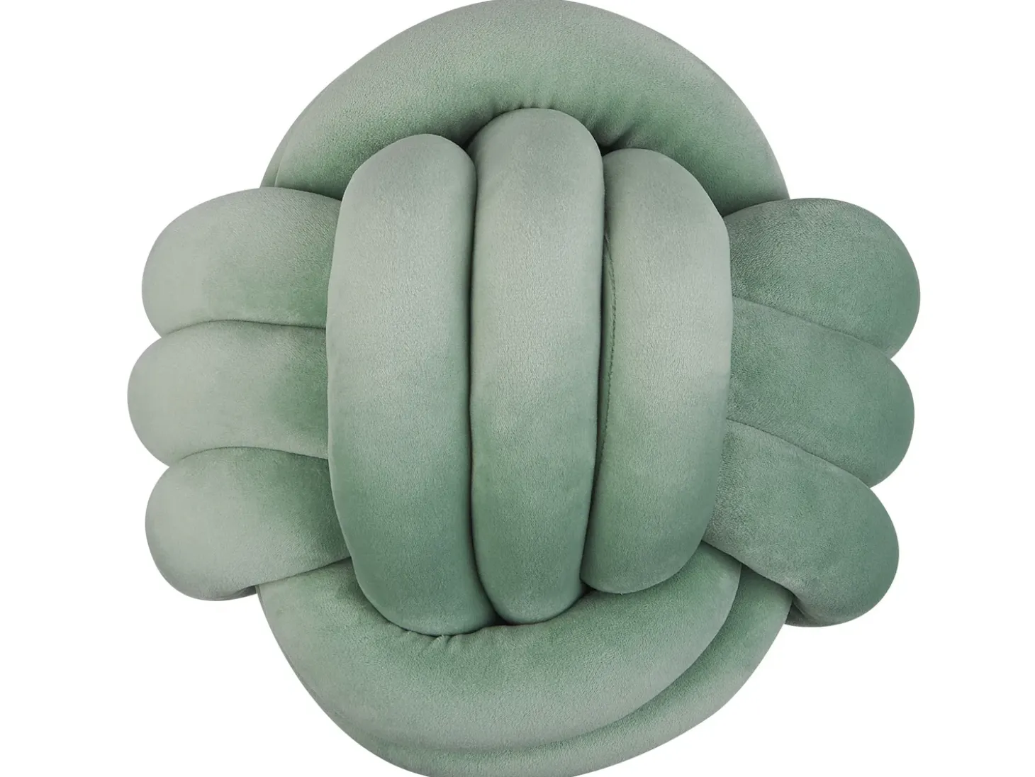 Pyntepude MALNI Velour 30 x 30 cm Mintgrøn Ensfarvet
