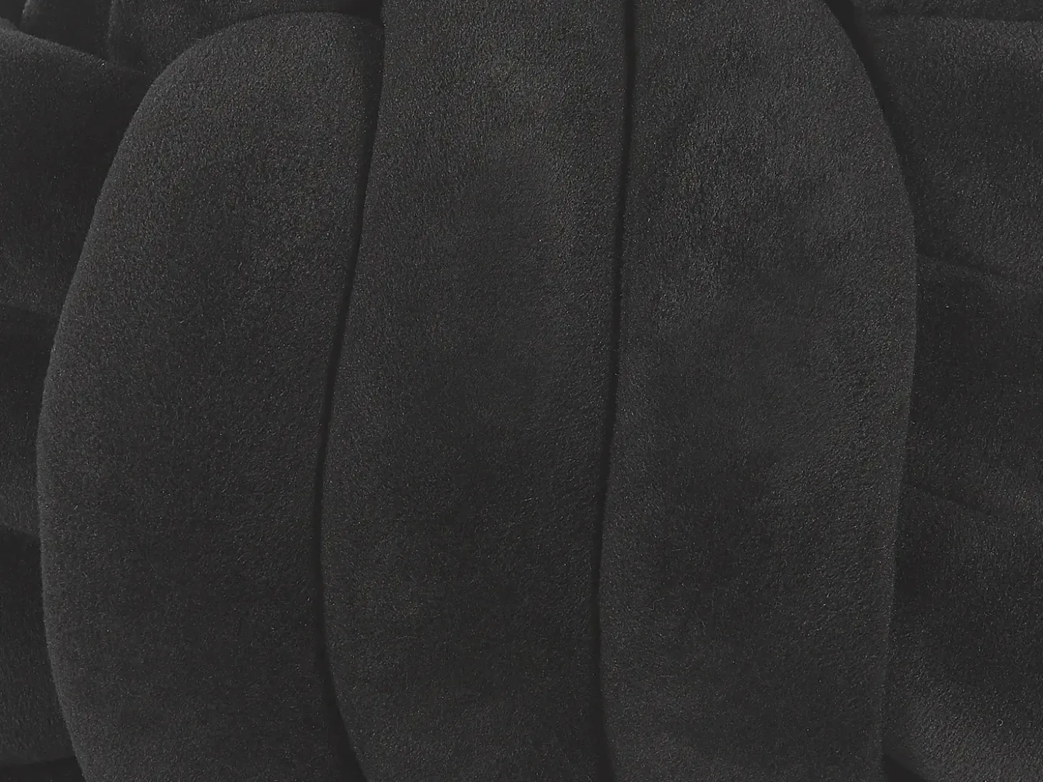 Pyntepude MALNI Velour 30 x 30 cm Sort Ensfarvet