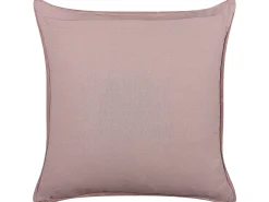 Pyntepude ROMNEYA Velour 45 x 45 cm Lyserød Blomstermønster