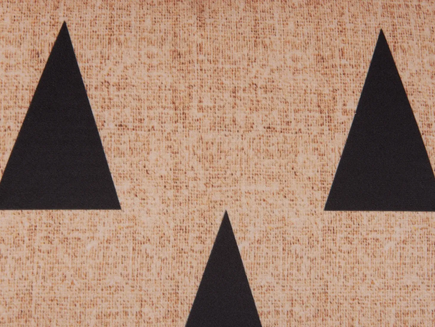 Pyntepude SEBES Velour 45 x 45 cm Beige Abstraktmønster