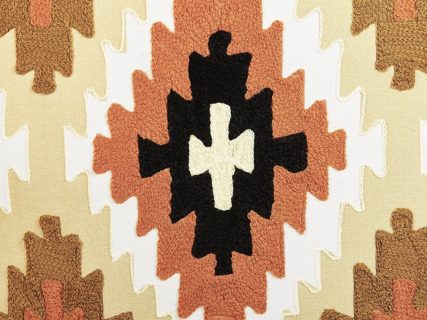 Pyntepude SERAMPORE Bomuld 50 x 50 cm Multifarvet Geometrisk mønster