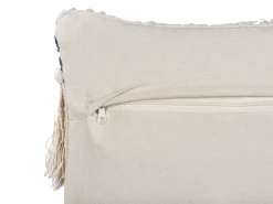 Pyntepude SOFCA Bomuld 45 x 45 cm Beige Geometrisk mønster