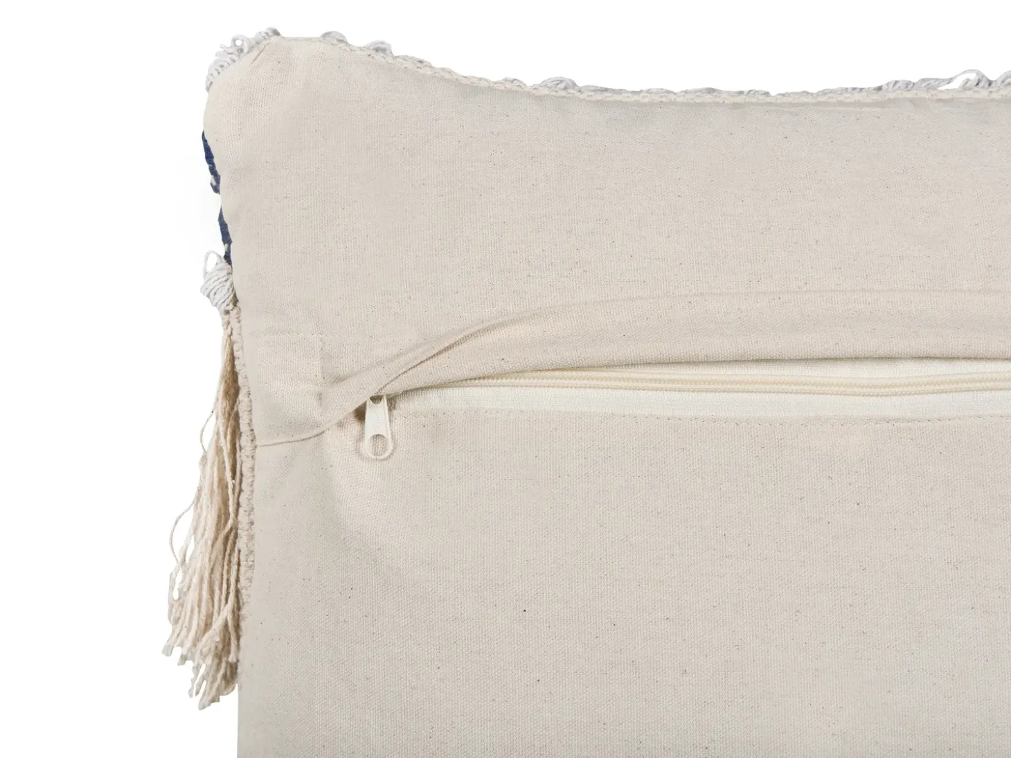 Pyntepude SOFCA Bomuld 45 x 45 cm Beige Geometrisk mønster