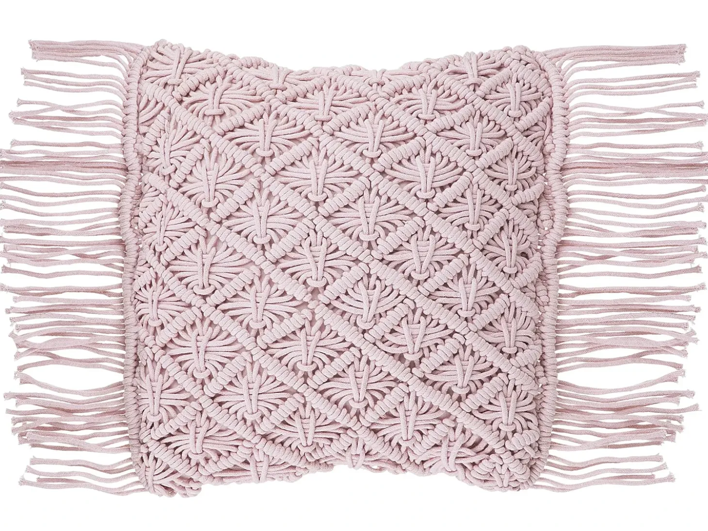 Pyntepude YANIKLAR Bomuld 40 x 40 cm Lyserød Geometrisk mønster