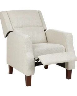 Recliner stol EGERSUND Inkl. fodstøtte Lys Beige