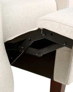 Recliner stol EGERSUND Inkl. fodstøtte Lys Beige
