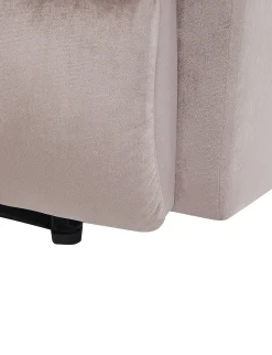 Recliner stol ESLOV Inkl. fodstøtte Velour Brungrå Beige