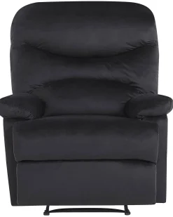 Recliner stol ESLOV Inkl. fodstøtte Velour Sort