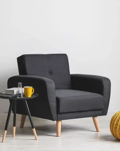 Recliner stol FLORLI Sort