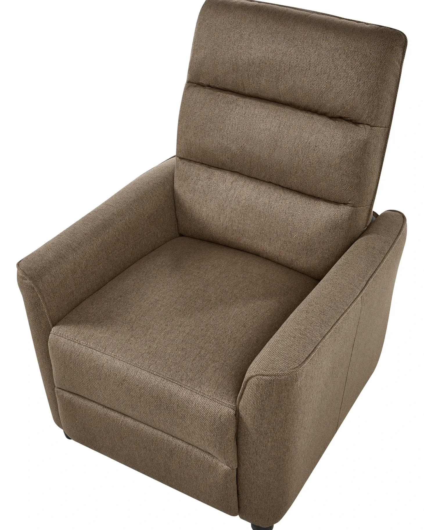 Recliner stol SANDE Inkl. fodstøtte Brun