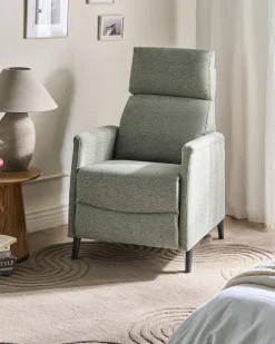 Recliner stol SELVIK Inkl. fodstøtte Lysegrøn