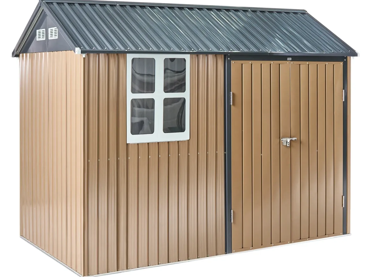 Redskabsskur NOCCIANO 313 cm 220 cm Brun