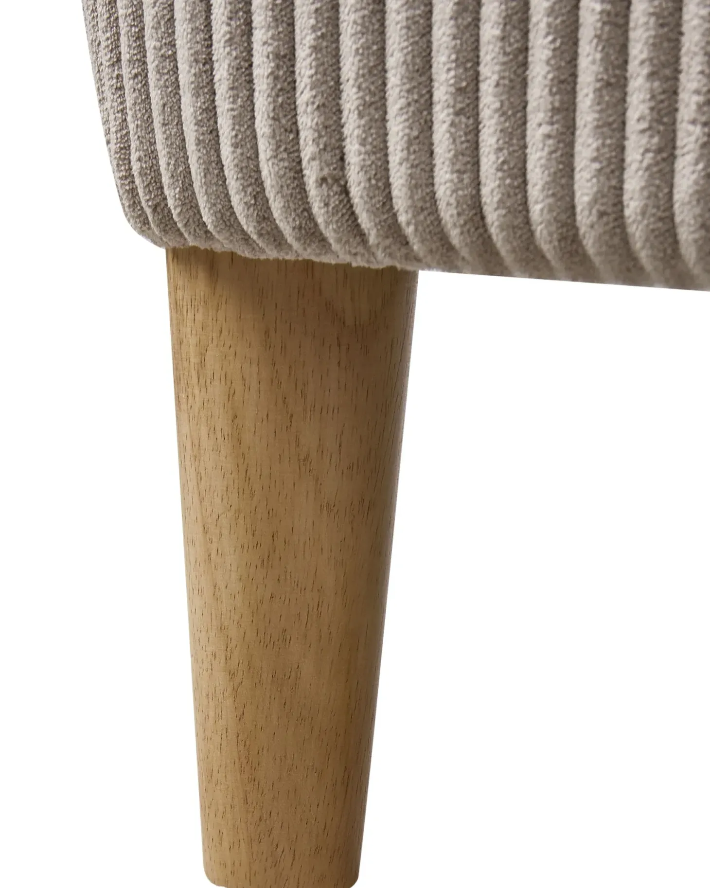 Øreklapstol ABSON Fløjl Beige