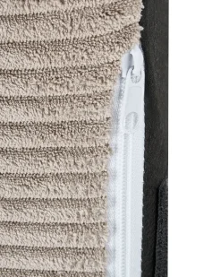 Øreklapstol ABSON Fløjl Beige