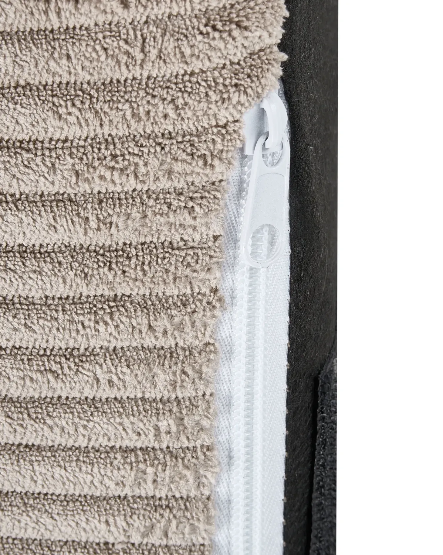 Øreklapstol ABSON Fløjl Beige