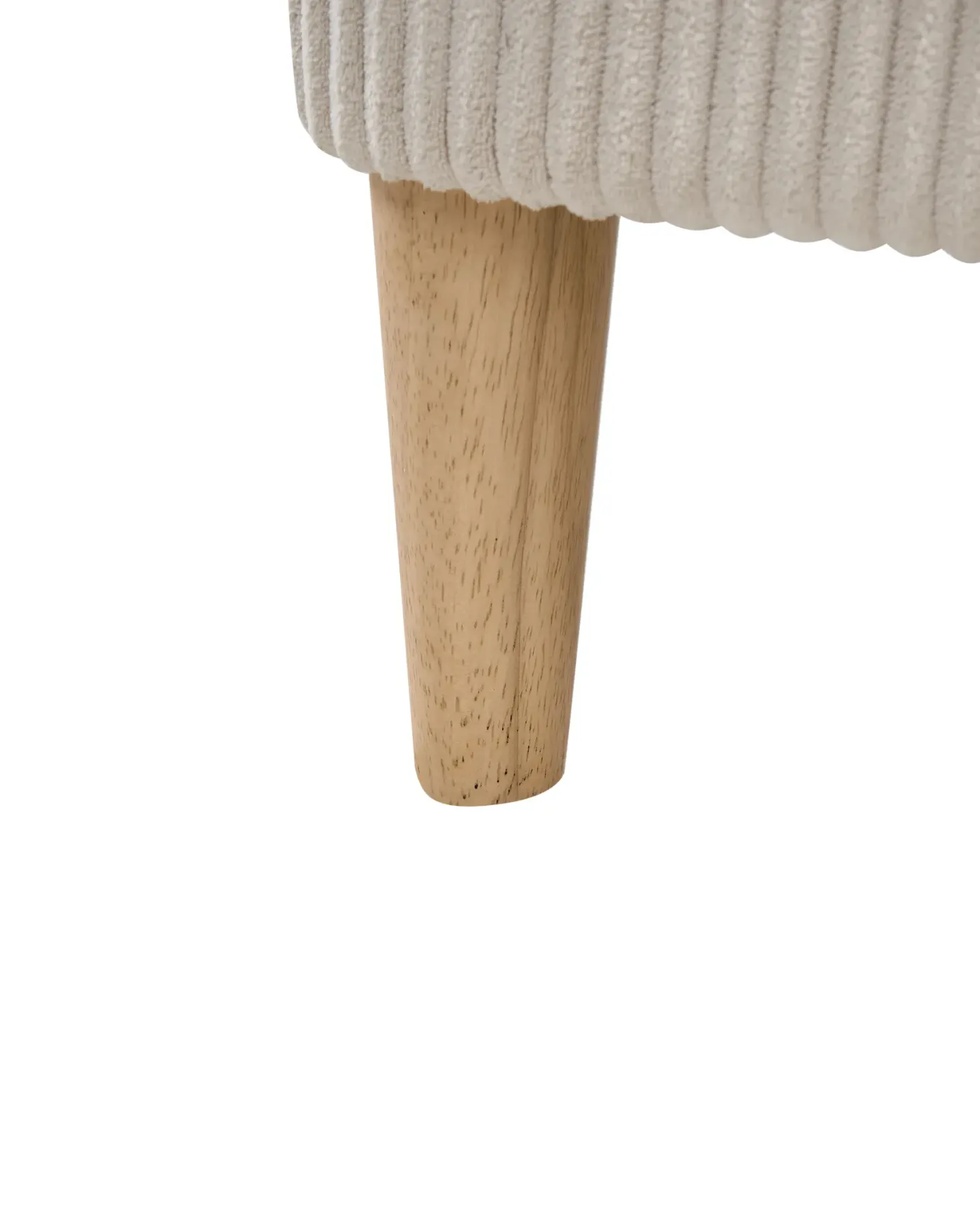 Øreklapstol ABSON Fløjl Lys Beige
