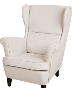 Øreklapstol ABSON Lys Beige