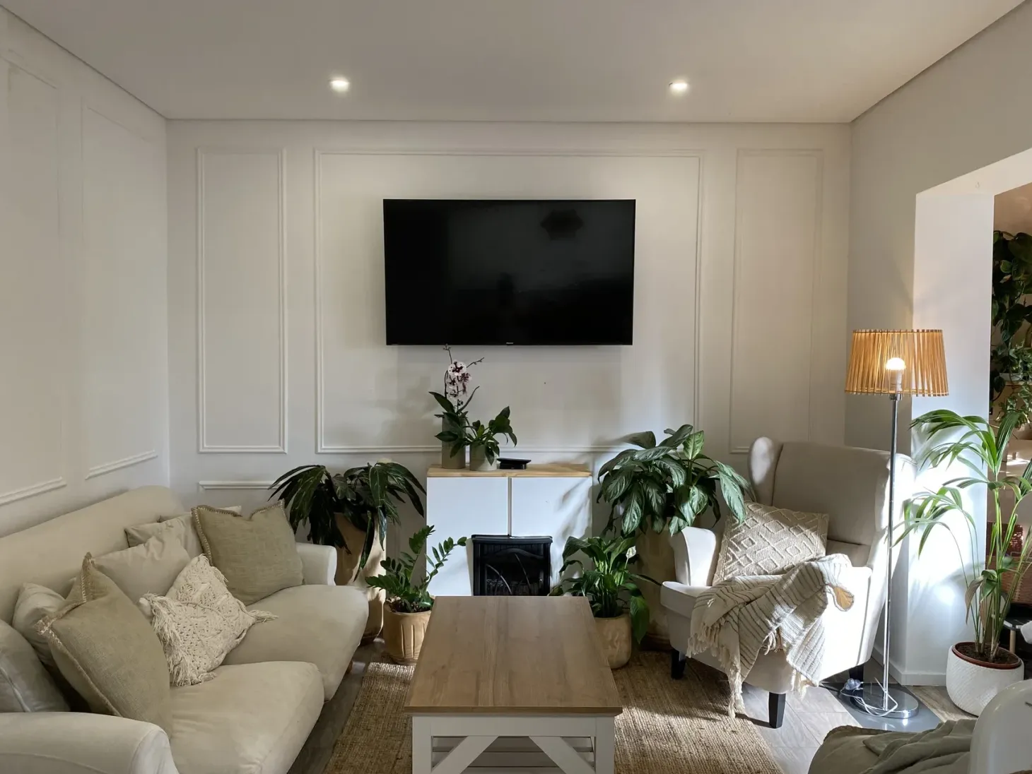 Øreklapstol ABSON Lys Beige