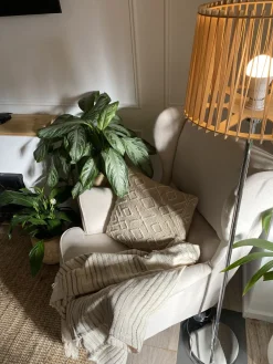Øreklapstol ABSON Lys Beige