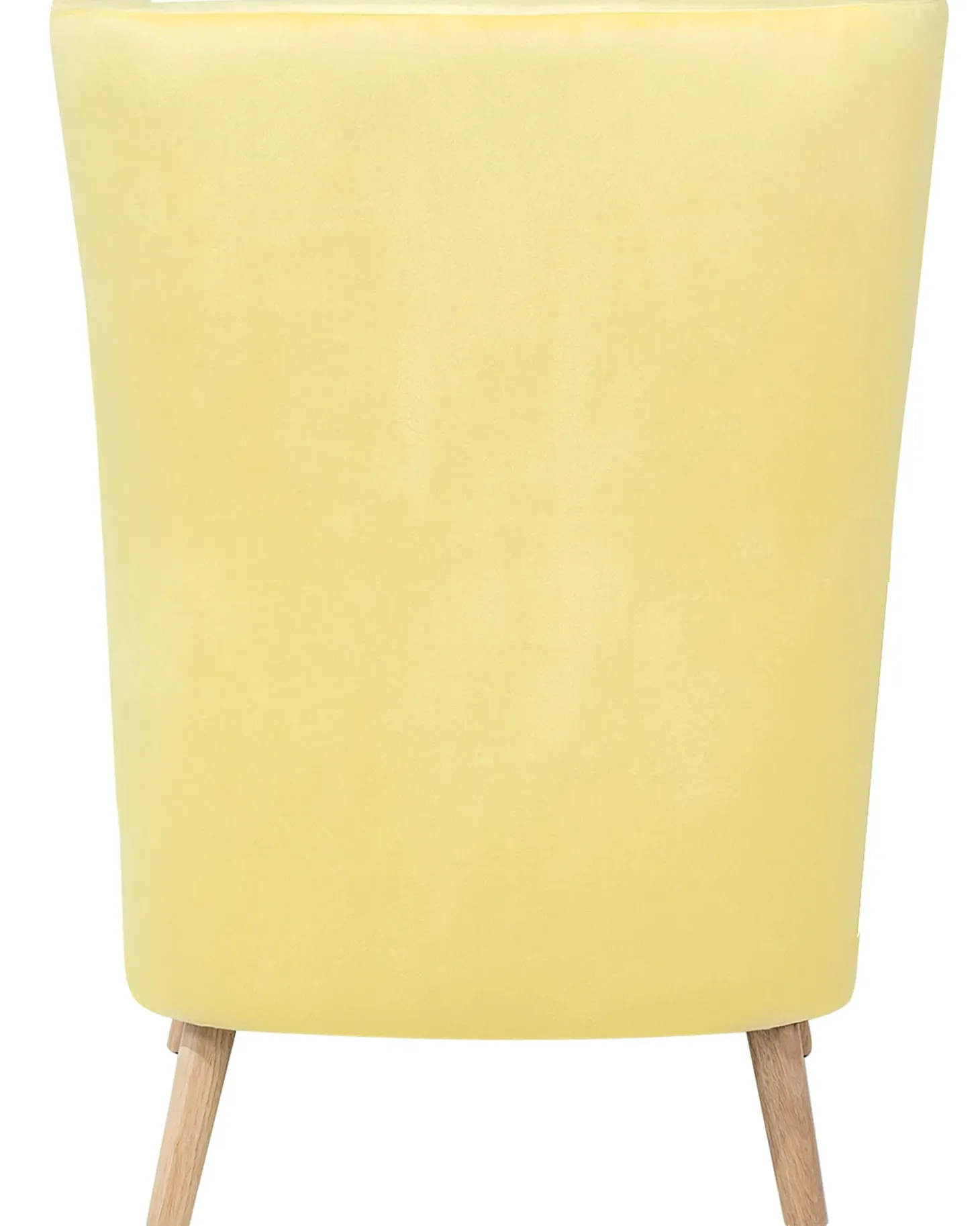 Øreklapstol ONEIDA Velour Gul