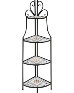 Reol FAVARA Metal 128 cm 43 cm Sort