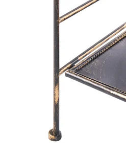 Reol VILLADOSE Metal 117 cm 60 cm Sort
